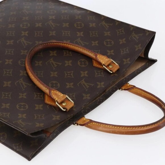 LOUIS VUITTON Monogram Sac Plat Hand Bag M51140 LV Auth 145748 - Picture 7 of 16